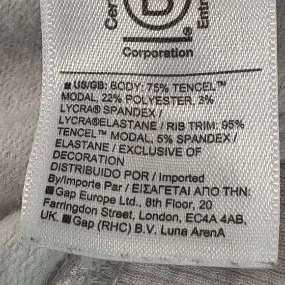 Athleta Women's Sweatshirt XS Gray Tencel Blend Mock Neck‎ Long Sleeve Pullover - Picture 14 of 16